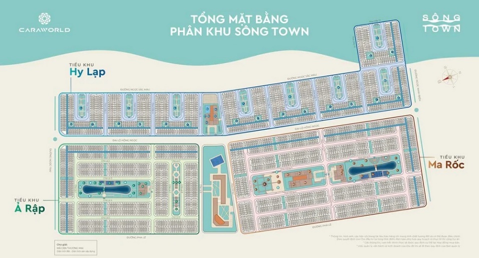 Sông Town: Phân khu nhà phố tại Caraworld Cam Ranh