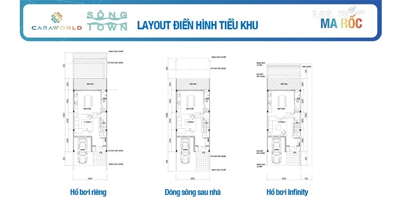 Sông Town: Phân khu nhà phố tại Caraworld Cam Ranh