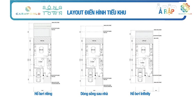 Sông Town: Phân khu nhà phố tại Caraworld Cam Ranh